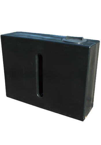 250 Litre Slimline Potable Water Tank - Double Outlet